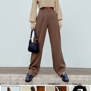 Princess Polly archer pants lower impact brown